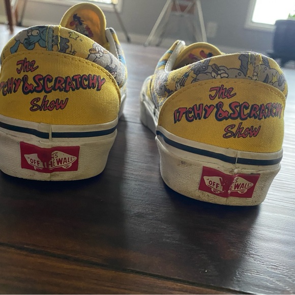 Vans The Simpsons x Era 'Itchy & Scratchy' big kids size 4.5 - Picture 7 of 11
